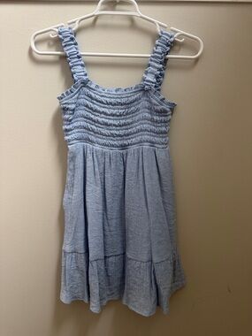 Like New Girls Franki Light Blue Smocked Sundress Sz 12